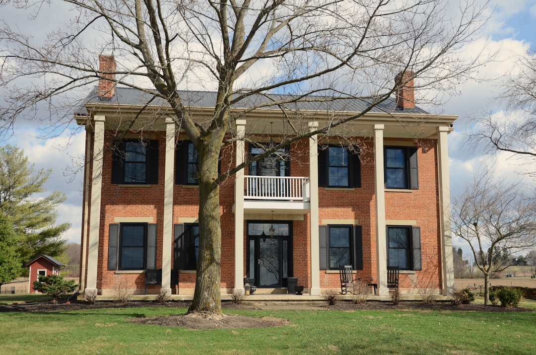 Historic brick home with front porch on the west side of Belleville